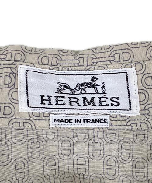 HERMES（エルメス）HERMES (エルメス) 長袖シャツ ベージュ サイズ:43の古着・服飾アイテム