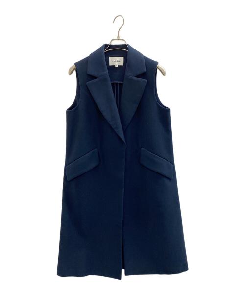 ENFOLD（エンフォルド）ENFOLD (エンフォルド) ロングジレベスト ネイビー サイズ:38の古着・服飾アイテム