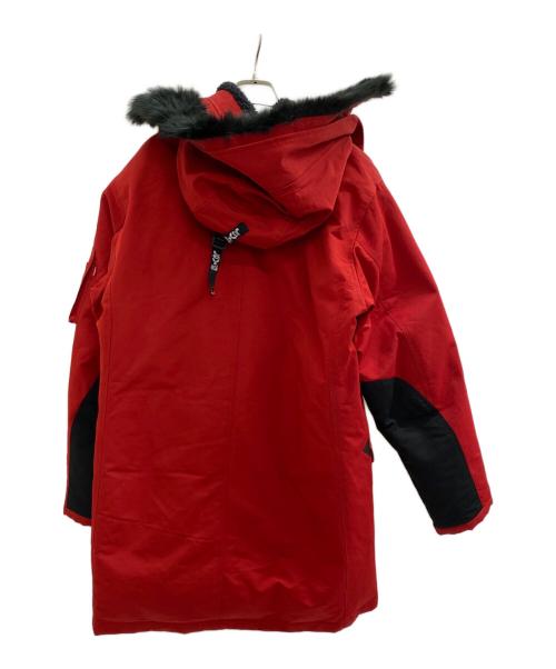 LEVI'S（リーバイス）LEVI'S (リーバイス) ダウンコート レッド×ブラック サイズ:Lの古着・服飾アイテム