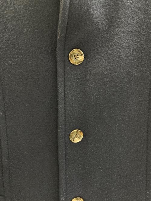 TAKEO KIKUCHI（タケオキクチ）TAKEO KIKUCHI (タケオキクチ) メルトンコート ブルー×ブラウン サイズ:Mの古着・服飾アイテム