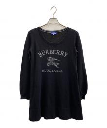 BURBERRY BLUE LABEL（バーバリー ブルー レーベル）の古着「BURBERRY BLUE LABELニットワンピース」｜ブラック