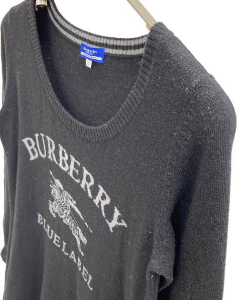 BURBERRY BLUE LABEL（バーバリー ブルー レーベル）BURBERRY BLUE LABEL (バーバリー ブルー レーベル) BURBERRY BLUE LABELニットワンピース ブラック サイズ:38の古着・服飾アイテム