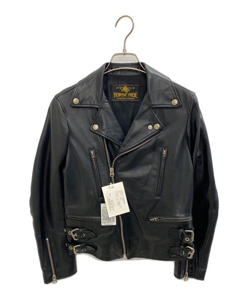 beautiful people（ビューティフルピープル）beautiful people (ビューティフルピープル) ダブルライダースジャケット ブラック サイズ:34 未使用品の古着・服飾アイテム