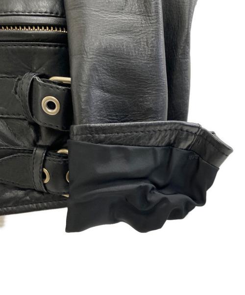 beautiful people（ビューティフルピープル）beautiful people (ビューティフルピープル) ダブルライダースジャケット ブラック サイズ:34 未使用品の古着・服飾アイテム