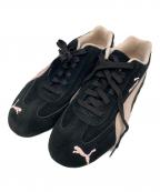 PUMAプーマ）の古着「ローカットスニーカー」｜ピンク×ブラック