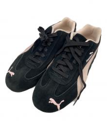 PUMA（プーマ）の古着「ローカットスニーカー」｜ピンク×ブラック