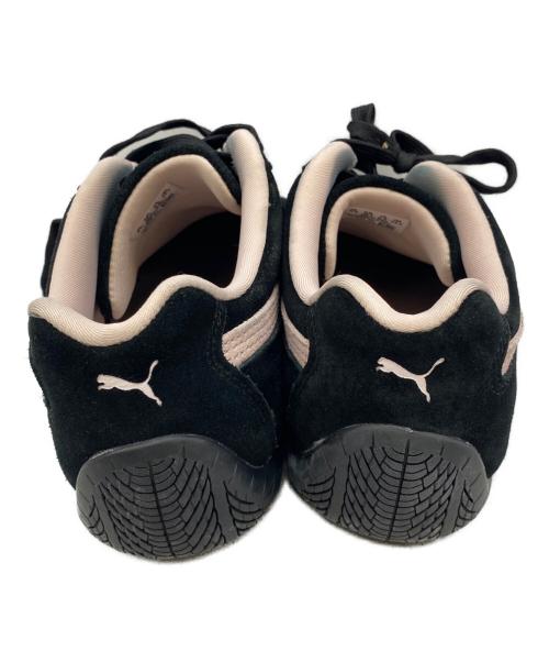 PUMA（プーマ）PUMA (プーマ) ローカットスニーカー ピンク×ブラック サイズ:24.5の古着・服飾アイテム