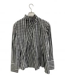 THE KEIJI（ザ・ケイジ）の古着「長袖ブラウス」｜ホワイト×ブラック