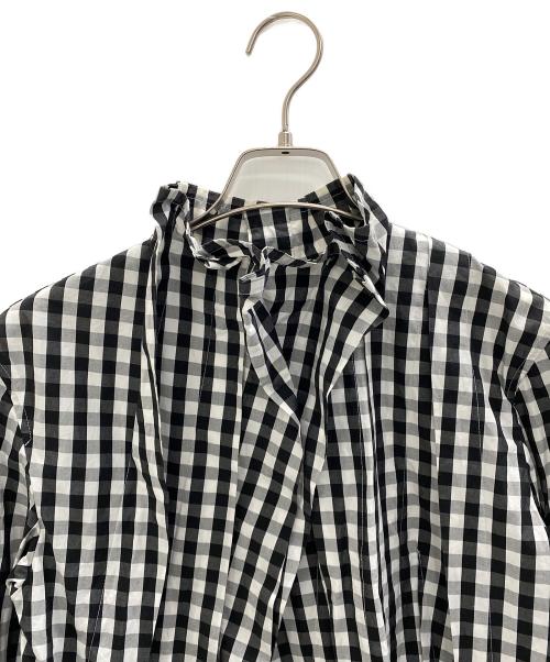 THE KEIJI（ザ・ケイジ）THE KEIJI (ザ・ケイジ) 長袖ブラウス ホワイト×ブラックの古着・服飾アイテム