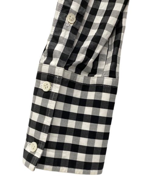 THE KEIJI（ザ・ケイジ）THE KEIJI (ザ・ケイジ) 長袖ブラウス ホワイト×ブラックの古着・服飾アイテム