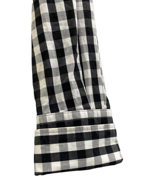 THE KEIJI（ザ・ケイジ）THE KEIJI (ザ・ケイジ) 長袖ブラウス ホワイト×ブラックの古着・服飾アイテム