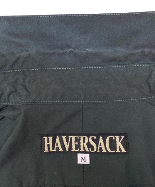 HAVERSACK（ハバーサック）HAVERSACK (ハバーサック) ラウンドカラーシャツ グリーン サイズ:Ｍの古着・服飾アイテム