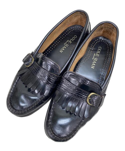 COLE HAAN（コールハーン）COLE HAAN (コールハーン) モックストラップローファー ブラック サイズ:26.5cmの古着・服飾アイテム