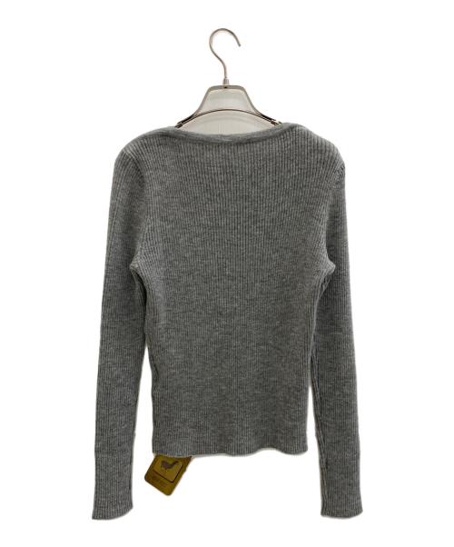 TOQUE（トゥーク）TOQUE (トゥーク) 薄手ニット グレー サイズ:M 未使用品の古着・服飾アイテム