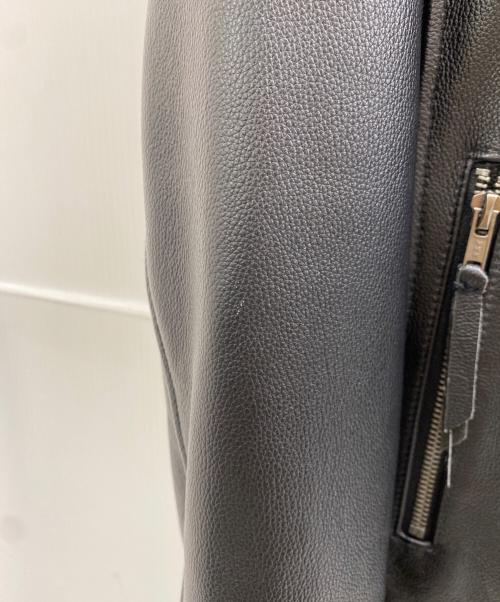 FORTIME（フォータイム）FORTIME (フォータイム) レザージャケット ブラック サイズ:Lの古着・服飾アイテム