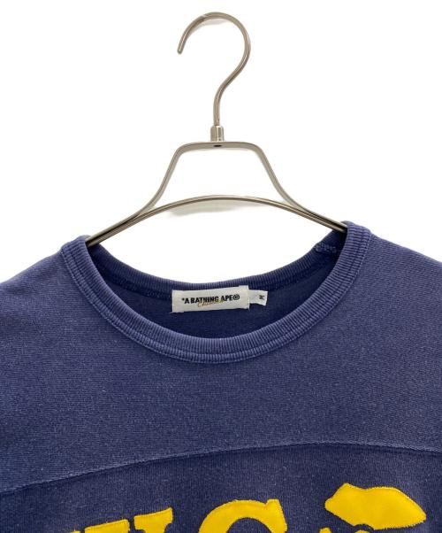 A BATHING APE（ア ベイシング エイプ）A BATHING APE (ア ベイシング エイプ) スウェット ブルー サイズ:Mの古着・服飾アイテム