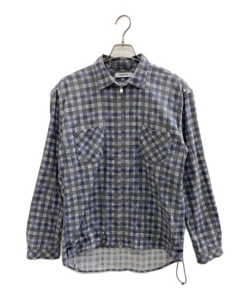 nonnative（ノンネイティブ）nonnative (ノンネイティブ) WORKER SHIRT JACKET COTTON TWILL PLAID PRINT グレー サイズ:1の古着・服飾アイテム