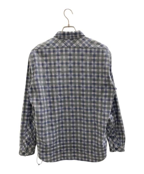 nonnative（ノンネイティブ）nonnative (ノンネイティブ) WORKER SHIRT JACKET COTTON TWILL PLAID PRINT グレー サイズ:1の古着・服飾アイテム