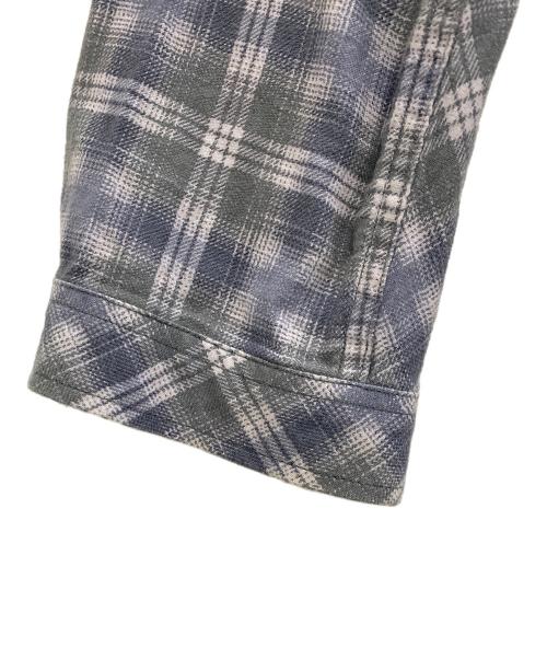 nonnative（ノンネイティブ）nonnative (ノンネイティブ) WORKER SHIRT JACKET COTTON TWILL PLAID PRINT グレー サイズ:1の古着・服飾アイテム