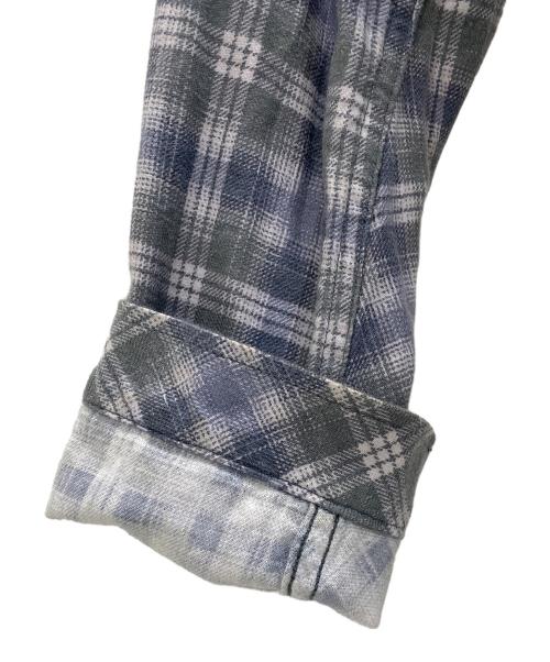 nonnative（ノンネイティブ）nonnative (ノンネイティブ) WORKER SHIRT JACKET COTTON TWILL PLAID PRINT グレー サイズ:1の古着・服飾アイテム