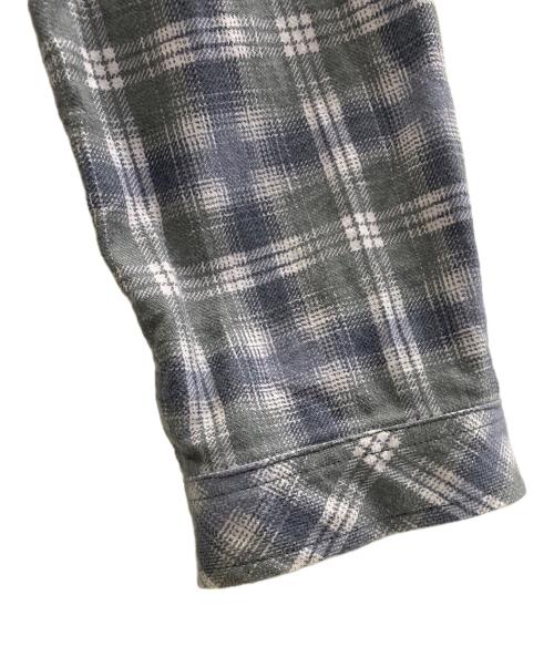 nonnative（ノンネイティブ）nonnative (ノンネイティブ) WORKER SHIRT JACKET COTTON TWILL PLAID PRINT グレー サイズ:1の古着・服飾アイテム