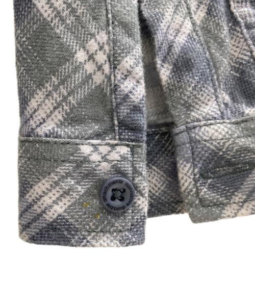 nonnative（ノンネイティブ）nonnative (ノンネイティブ) WORKER SHIRT JACKET COTTON TWILL PLAID PRINT グレー サイズ:1の古着・服飾アイテム
