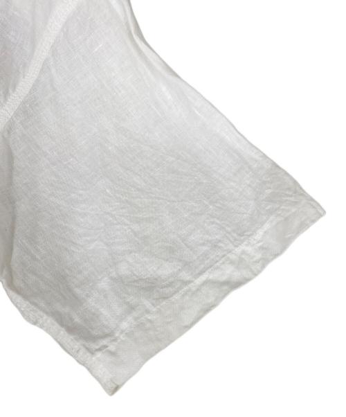 CAHLUMN（カウラム）CAHLUMN (カウラム) Linen Open Collar Shirt ホワイト サイズ:Mの古着・服飾アイテム