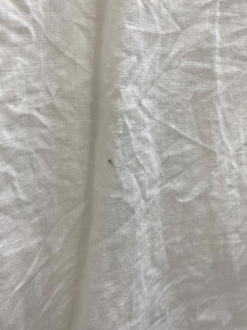 CAHLUMN（カウラム）CAHLUMN (カウラム) Linen Open Collar Shirt ホワイト サイズ:Mの古着・服飾アイテム