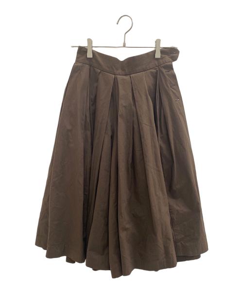 YAECA（ヤエカ）YAECA (ヤエカ) ガウチョパンツ ブラウン サイズ:Sの古着・服飾アイテム