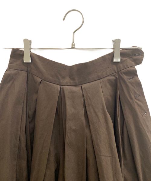 YAECA（ヤエカ）YAECA (ヤエカ) ガウチョパンツ ブラウン サイズ:Sの古着・服飾アイテム