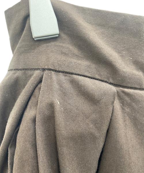 YAECA（ヤエカ）YAECA (ヤエカ) ガウチョパンツ ブラウン サイズ:Sの古着・服飾アイテム