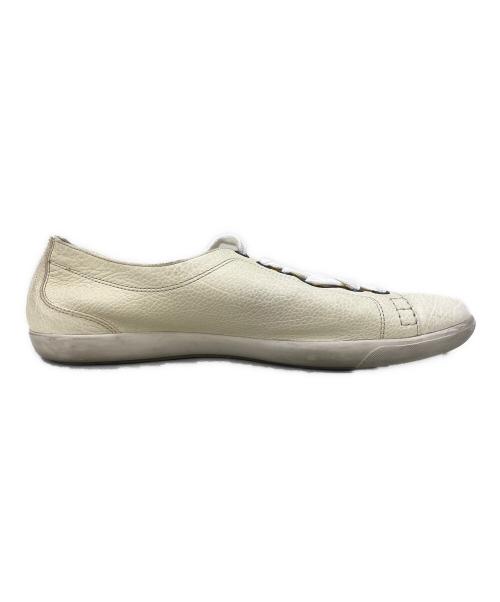 BOTTEGA VENETA（ボッテガベネタ）BOTTEGA VENETA (ボッテガベネタ) レザースニーカー アイボリー サイズ:不明の古着・服飾アイテム