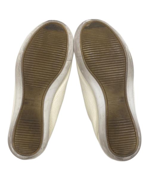 BOTTEGA VENETA（ボッテガベネタ）BOTTEGA VENETA (ボッテガベネタ) レザースニーカー アイボリー サイズ:不明の古着・服飾アイテム