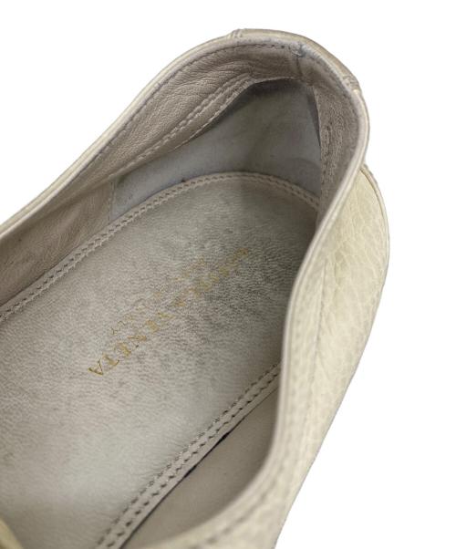 BOTTEGA VENETA（ボッテガベネタ）BOTTEGA VENETA (ボッテガベネタ) レザースニーカー アイボリー サイズ:不明の古着・服飾アイテム