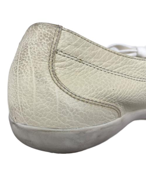 BOTTEGA VENETA（ボッテガベネタ）BOTTEGA VENETA (ボッテガベネタ) レザースニーカー アイボリー サイズ:不明の古着・服飾アイテム