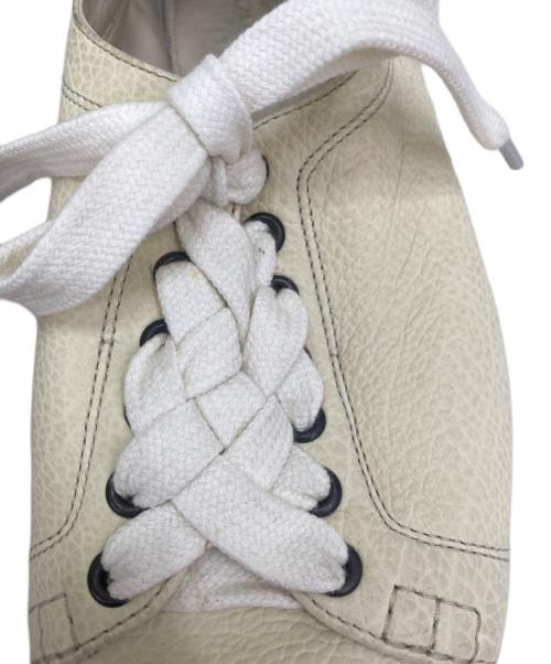 BOTTEGA VENETA（ボッテガベネタ）BOTTEGA VENETA (ボッテガベネタ) レザースニーカー アイボリー サイズ:不明の古着・服飾アイテム