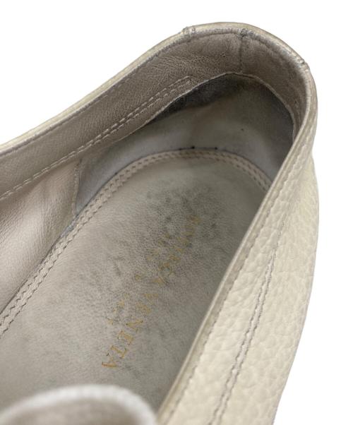 BOTTEGA VENETA（ボッテガベネタ）BOTTEGA VENETA (ボッテガベネタ) レザースニーカー アイボリー サイズ:不明の古着・服飾アイテム