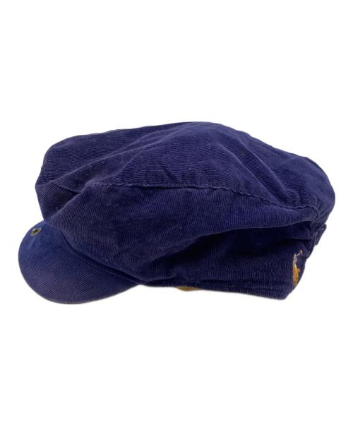 POLO RALPH LAUREN（ポロ・ラルフローレン）POLO RALPH LAUREN (ポロ・ラルフローレン) キャスケット ネイビーの古着・服飾アイテム
