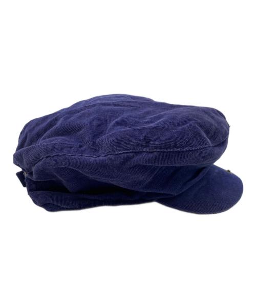 POLO RALPH LAUREN（ポロ・ラルフローレン）POLO RALPH LAUREN (ポロ・ラルフローレン) キャスケット ネイビーの古着・服飾アイテム