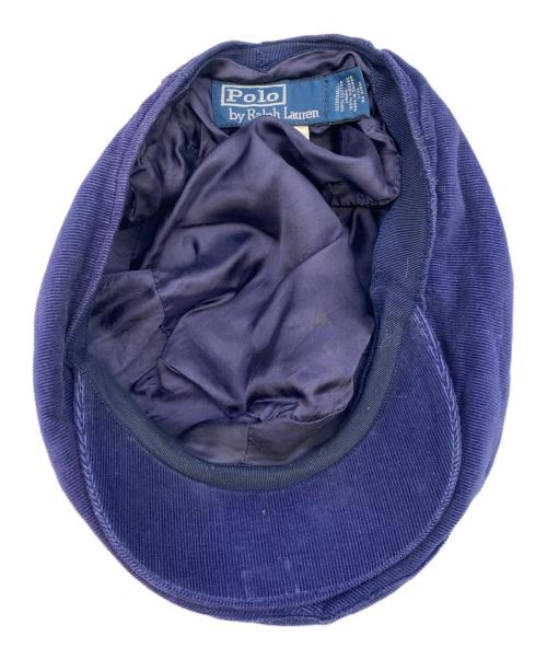 POLO RALPH LAUREN（ポロ・ラルフローレン）POLO RALPH LAUREN (ポロ・ラルフローレン) キャスケット ネイビーの古着・服飾アイテム