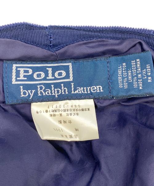 POLO RALPH LAUREN（ポロ・ラルフローレン）POLO RALPH LAUREN (ポロ・ラルフローレン) キャスケット ネイビーの古着・服飾アイテム