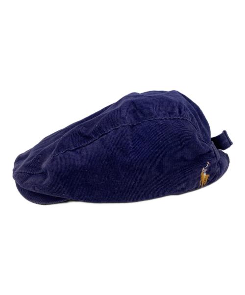 POLO RALPH LAUREN（ポロ・ラルフローレン）POLO RALPH LAUREN (ポロ・ラルフローレン) キャスケット ネイビーの古着・服飾アイテム