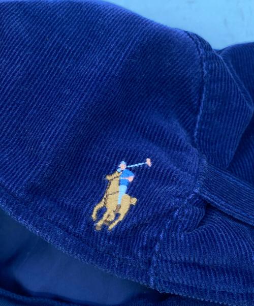 POLO RALPH LAUREN（ポロ・ラルフローレン）POLO RALPH LAUREN (ポロ・ラルフローレン) キャスケット ネイビーの古着・服飾アイテム