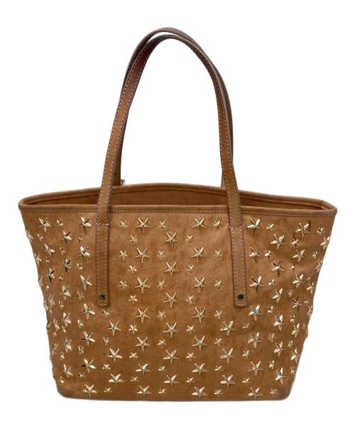 JIMMY CHOO（ジミーチュウ）JIMMY CHOO (ジミーチュウ) ハンドバッグ ブラウンの古着・服飾アイテム
