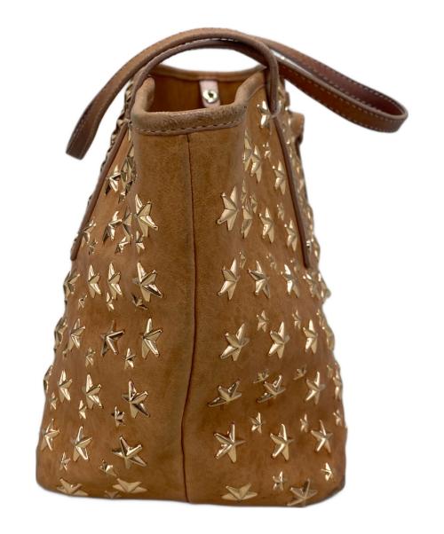 JIMMY CHOO（ジミーチュウ）JIMMY CHOO (ジミーチュウ) ハンドバッグ ブラウンの古着・服飾アイテム