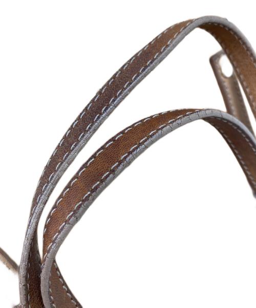 JIMMY CHOO（ジミーチュウ）JIMMY CHOO (ジミーチュウ) ハンドバッグ ブラウンの古着・服飾アイテム