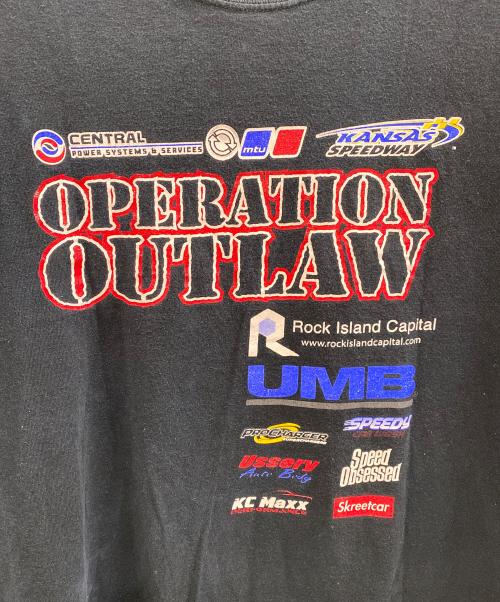 GILDAN（ギルダン）GILDAN (ギルダン) 00sオールド OPERATION OUTLAW TEE ブラック サイズ:XLの古着・服飾アイテム