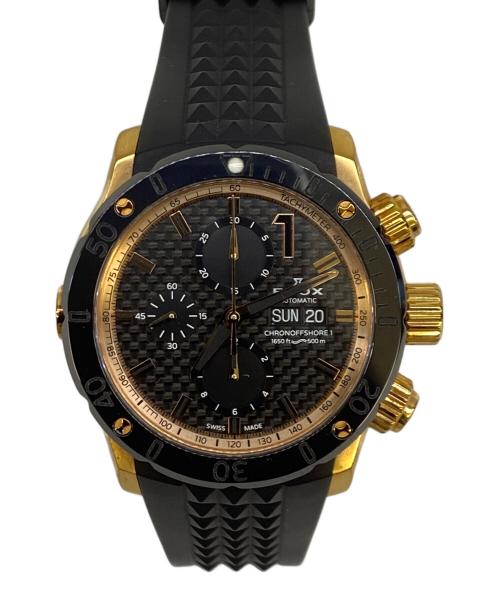EDOX（エドックス）EDOX (エドックス) クロノグラフ ブラックの古着・服飾アイテム