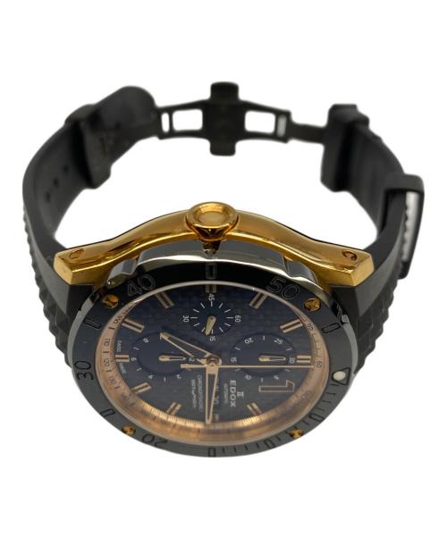 EDOX（エドックス）EDOX (エドックス) クロノグラフ ブラックの古着・服飾アイテム