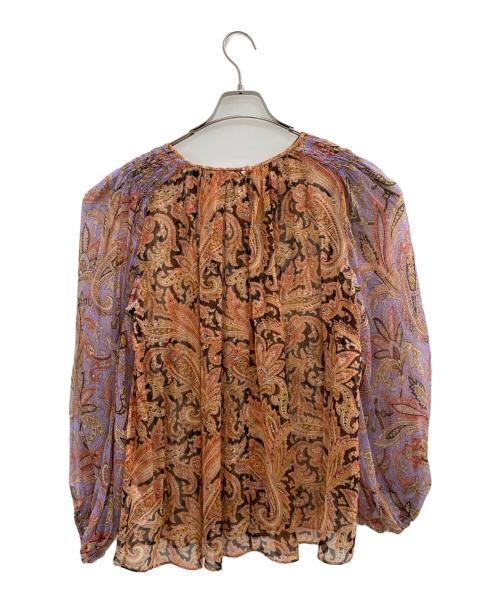 ZIMMERMANN（ジマーマン）ZIMMERMANN (ジマーマン) 長袖ブラウス オレンジ サイズ:1の古着・服飾アイテム